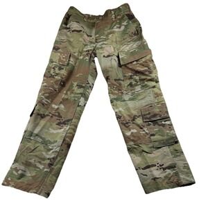 US Army Unisex SM Short Combat Trousers Uniform Pants Camo Cargo Insect Repel